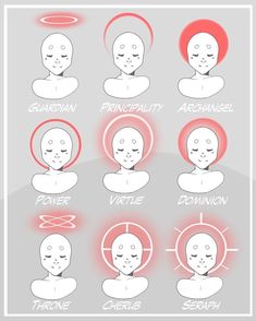 the stages of facial expression in an animated character's face and head, with text describing