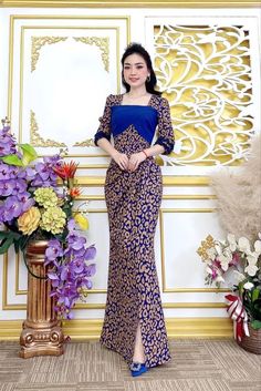 baju batik dimasukkan ke rok Mizo Sunday Dress Design, Mizo Sunday Dress, Sunday Dress Design, Model Dress Kebaya, Modern Filipiniana Dress