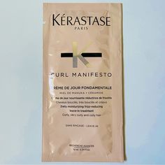 Krastase Curl Manifesto Hydrating Leave-In Cream - Size: 10 Ml Sample Size (Full Size Retails For $46) - Daily Moisturizing Frizz-Reducing Leave In Treatment For Curly, Very Curly, And Coily Hair Types. - Restores, Strengthens, And Moisturizes Curls For Enhanced Definition And All-Day Frizz Control With Added Shine. - Heat Protection. Bundle And Save!!! Add Any 4 Items Marked “4/$15” From My Closet To Your Bundle And I Will Send You The Offer! Kerastase Hair, Coily Hair, Frizz Control, Daily Moisturizer, Blush Makeup, Fit N Flare Dress, Leave In, Hair Types, Cream White