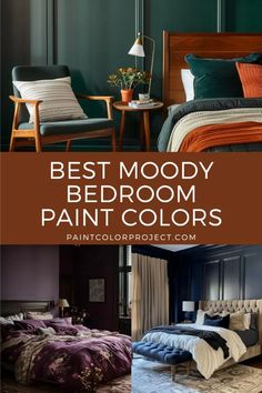 the best moody bedroom paint colors