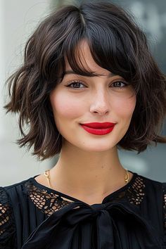 French Haircuts, French Haircut, Choppy Bob Hairstyles For Fine Hair, Cool Hairstyles For Girls, Classic Hair, Amazing Hairstyles, Hairstyles For Girls, Types Of Hair