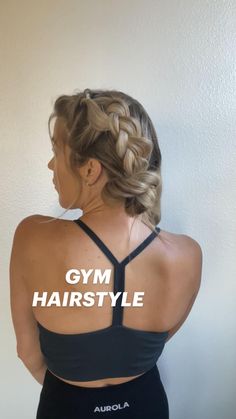 Hairstyle For Golfing, Hair Styles For Under Helmet, Female Firefighter Hairstyle, Yoga Hairstyle, Workout Hair, Running Hairstyles, Trendy We Fryzurach, Gigi Pip, Gym Hairstyles