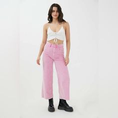 Nwt Light Pink Corduroy Pant Size 26! Perfect Condition Cord Pants, Corduroy Pant, Pink Corduroy, Cords Pants, Trendy Skirts, Urban Outfitters Pants, Cute Pants, Women's Bottoms, High Water