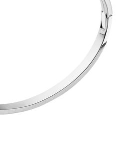 18kt white gold Antifer diamond bangle from REPOSSI featuring pavé setting. | Repossi 18kt white gold Antifer diamond bangle Modern White Gold Bangle Bracelets, Formal Minimalist Diamond Bracelet With Polished Finish, Modern Silver Diamond Platinum Bracelet, Modern Silver Diamond Bracelet With Brilliant Cut, Minimalist Diamond Bracelet With Polished Finish For Formal Occasions, Modern White Gold Polished Diamond Bracelet, Modern White Gold Diamond Bracelet With Polished Finish, Modern White Gold Bangle With Polished Finish, Modern Silver Diamond Bracelet In Platinum