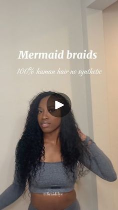 296K views · 41K reactions | DIY Mermaid braids on myself 🥰 

Can purchase hair at braidifye.com

Comment “hair” and I’ll DM direct link!

✅ Lightweight 
✅ Tangle free 
✅ Hair is reusable 

#charlottebraider #mermaidbraids #humanhairbraids #bohobraids #704braider #cltbraids #charlotteknotlessbraids | Charlotte NC Braider ⭐️ | Tems · Wickedest Mermaid Knotless Braids, Mermaid Box Braids, Lightweight Braids, Braids On Myself, Birthday Braids, Mermaid Braids, Tangle Free Hair, Diy Mermaid, Mermaid Braid