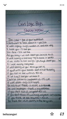 a piece of paper with writing on it that says, and long days should know