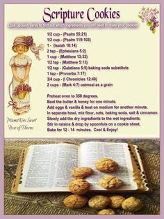 Baking Soda Substitute, Bible Food, Biblical Times, Vintage Recipes, Amazing Food, The Recipe, The Bible, Baking Recipes