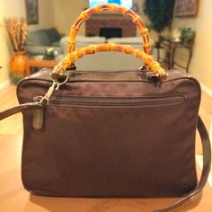 Gorgous Two Way , Very Clean , Plum Color ! H 7 W 8 Gucci Handbag /Shoulder No Damage! Minor Scuff On The Corners . Check Out My Closet :) Authenticated Always Authentic & Real Gucci Handbag, Bags Gucci, Gucci Bamboo, Plum Color, Gucci Black, Gucci Handbags, Gucci Bags, Black Tan, Black And Tan