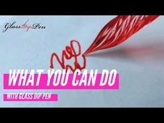 a red pen with the words what you can do on it, and an image of a