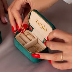 Meet your jewelry's chic new home on the go! Zayla jewelry is designed to go with you everywhere - and when you're not wearing your pieces, they want to travel in style. 😎 All orders $150 or more will have a free travel case automatically added to cart. Elegant Rectangular Jewelry Storage For Daily Use, Compact Portable Jewelry Storage For Everyday, Modern Portable Cases For Gifts, Adjustable Rectangular Jewelry Storage For Travel, Portable Gold Jewelry Storage For Travel, Compact Portable Jewelry Storage For Gift, Rectangular Portable Travel Accessories Gift, Rectangular Portable Travel Accessories As Gift, Travel Jewelry Storage Rectangular Case