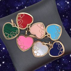 𝓦𝓮𝓵𝓬𝓸𝓶𝓮 𝓽𝓸 𝓛𝓲𝓸𝓷𝓱𝓮𝓪𝓻𝓽 𝓳𝓮𝔀𝓮𝓵𝓻𝔂 𝓢𝓱𝓸𝓹 ♥ Lovely Inlay Gemstone Padlock Heart Charms crafted in 14K Italian Gold with the choice of Red Coral, Peach Coral, Pink Paste, Lapis, Mother of Pearl, Turquoise, or Malachite. This beautiful and delicately designed multiple hearts within a heart Charm, is perfect for anyone near and dear. The Chain in the pictures are not included and for display purposes only. Please allow 1-5 weeks for delivery. *Please check measurements below, i Luxury Heart-shaped Enamel Jewelry, Multicolor Double Heart Jewelry For Valentine's Day, Multicolor Enamel Heart-shaped Jewelry, Multicolor Enamel Heart Jewelry, Multicolor Heart-shaped Enamel Jewelry, Valentine's Day Multicolor Double Heart Jewelry, Multicolor Heart Charm Jewelry For Mother's Day, Multicolor Heart-shaped Charm Jewelry, Multicolor Heart-shaped Charms Jewelry