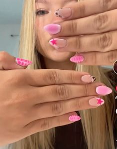 nails inspo cheetah print star pink aura nails crocodile nails blooming gel preppy Pink Easy Nail Designs, Cute Square Nails For Fall, Aura Nails Coffin Shape, Pink And Cheetah Print Nails, Nail Inspo Aura Nails, Nail Ideas Mid Length, Beginner Nail Designs Gel, Nails Cheetah Print Pink, Pink Leapord Nails Acrylic