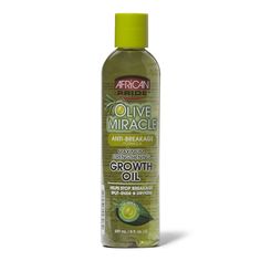 African Pride Olive Miracle Growth Oil helps stop breakage, split ends, and dryness | African Pride Olive Miracle Growth Oil | 8 oz. | Sally Beauty Olive Miracle, Thick Natural Hair, Olive Oil Hair, Facial Steaming, Oil Hair, Hair Control, Sally Beauty, Oil Treatments, Healthy Scalp