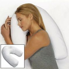 Are you a side sleeper? If yes, then you are in the right place! This Side Sleeper Relief Pillow for Neck Alignment is designed to provide optimal neck alignment to help reduce neck, and spine pain and keep airways aligned and unrestricted to alleviate snoring. U-Shaped Design: The unique side sleeper pillow's comfort cradling U-Shaped Design Your head, neck, arms, and body are all supported by the U-shaped design. Ergonomic Ear Pocket: Cooling the ear cup helps reduce friction between your head Neck Pain Pillow, Sleeping On Back, Back Sleeping, Sleeping Pillows, Cool Pillows, Sleeping Babies, Sleep Posture, Pillow For Neck, Middle Back Pain