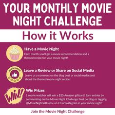 the movie night challenge is here to help you plan your next move and win prizes