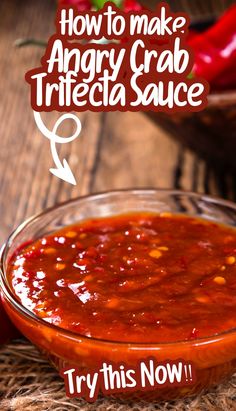 how to make angry crab triflecia sauce