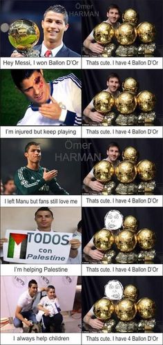 an image of many different soccer players with trophies in front of their faces and hands