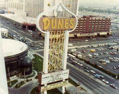 an aerial view of the dunes hotel and casino in atlantic city, new york state