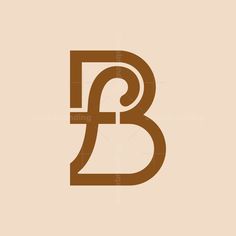 the letter b is made up of two letters, and it appears to be brown