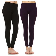 Pair these leggings with a dress top and sandals for a simple, casual look. Made from a polyester, these leggings are comfortable and soft against the skin. Size: one size fits most. Color: black , purple. Gender: female. Age Group: adult. Pattern: Solid. Leggings With A Dress, Solid Leggings, White Mark, Dress Top, Bottom Clothes, Baby Clothes Shops, Trendy Plus Size, Dresses With Leggings, Swimwear Tops