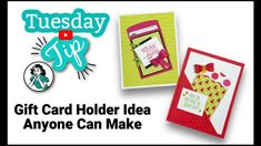 What Does Everyone Need This Holiday? A Bright Gift Card Holder Idea! Sweet Love Notes, Money Gifts, Pocket Envelopes, Money Holder, Money Holders, Mini Envelopes, Pocket Card