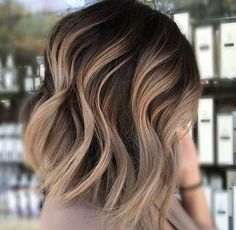 Carmel Blonde Hair Color, Longbob Hair, Ash Beige, Balayage Blonde, Caramel Highlights, Ombré Hair, Front Hair Styles, Hair Styles 2017, Short Hair Balayage