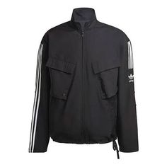 Adidas Adicolor Parley Track Jacket 'Black' HN7030 (Men's/Zipper/Stripe/Solid Color) Adidas Adicolor, Sports Jackets, Track Jacket, Sports Jacket, Track Jackets, Adidas Jacket, All Fashion, Track, Adidas