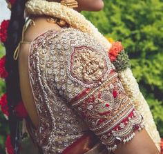 Ethnic Lehenga, Pattu Saree Blouse Designs, Wedding Saree Blouse Designs, Lehenga Blouse Designs, Wedding Blouse Designs, Sari Blouse Designs, Indian Saree Blouses Designs