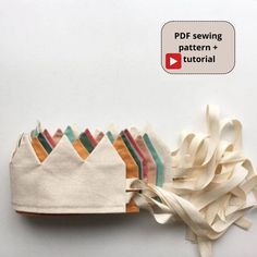 several pieces of fabric are laying next to each other on a white background with the text, free sewing pattern + video