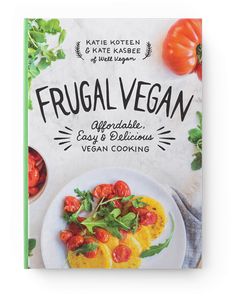 the cover of frugal vegan cookbook