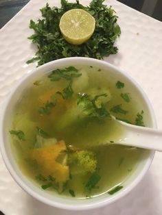 Lemon Coriander Soup Recipe Recipe Diary, Lemon Coriander Soup, Coriander Recipes, Veg Soup Recipes, Coriander Soup, Light Soups, Veg Soup, Turkey Broth, Vegetarian Soup Recipes