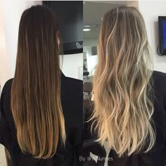 Hair With Blonde Highlights, Balayage Hair Blonde, Brown Blonde Hair, Platinum Blonde Hair, Ombre Hair Color, Long Blonde, Hair Color Balayage