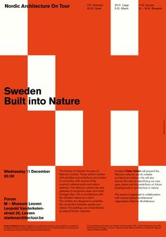 an orange and white poster with the words'sweeten built into nature'on it