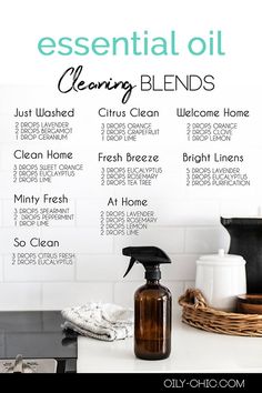 Oily Chic, Essential Oils For Cleaning, Essential Oil Cleaner, Nyttige Tips