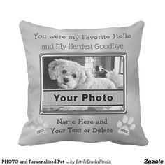 a pillow with a dog on it that says you were my favorite hello and i'm