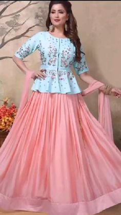 Frock Lengha, Lehenga Frock Designs, Skirt And Crop Top Designs, Skirt Top Designs For Women Traditional, Paplam Top With Lehnga, Croptop Lehenga Designs For Kids, Kids Crop Top Lehenga Designs, Crop Tops For Lehenga, Croptop Lehenga Designs Latest