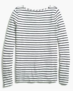 Shop for the Long-sleeve striped artist tee for women. Find the best selection of women womens-categories-clothing-knits-and-tees-artist-tee available in-stores and on line. September Fashion, Artist Tees, French Stripes, J Crew Style, Tees For Women, Knit Tees, Knitting Women, Basic Tops, J Crew Factory