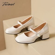 Tavimart Women's Chunky Block Pumps Slip On Low Heel Closed Round Toe Dress Classic Mid Square Shoes Wedding Party Office Lady Shoes Spring Party Mary Janes With Pointed Toe, Spring Party High Heel Mary Janes, Party Mary Jane Court Shoes With Round Toe, Spring Mary Janes With Round Toe For Party, Spring Party Mary Janes With Round Toe, Pointed Toe Mary Janes For Summer Party, Spring Party Mary Janes With Ankle Strap, Elegant Summer Party Mary Janes, Elegant Closed Toe Mary Janes For Party