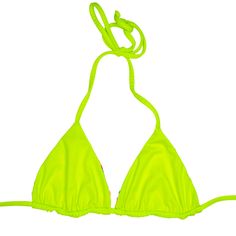 A fan favorite triangle bikini top. You can never have too many triangle tops. You will get the perfect tan all the way around. Featured in our Funfetti fabric with the Lime fabric on the reverse side. They pair well with the Funfetti & Lime BUOY Bottoms. Available in sizes XS-XL. All of our tops and bottoms are reversible which means you get 2-4 suits out of each pair. Details This style runs true to size. Bella is 5'5" wearing a size small. Funfetti: 82% Nylon & 18% Spandex Lime: 82% N Triangle Swimwear With Padded Cups For Vacation, Beach Triangle Swimwear With Padded Cups, Triangle Beach Swimwear With Padded Cups, Triangle Swimwear With Padded Cups For Beach, Summer Party Triangle Swimwear, Festival Triangle Swimwear Bra Friendly, Festival Triangle Swimwear, Green Triangle Top Swimwear With Padded Cups, Triangle Swimwear With Padded Cups For Swimming