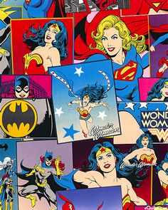 many different images of women in the dc comics