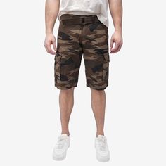 Versatile Design Great for Everyday Use, Including Working, Hiking, Tough Outdoor Activities or Just Relaxing at Home Cotton Camouflage Bottoms With Belt Loops, Military Style Camouflage Cargo Shorts, Military Style Camouflage Cotton Cargo Shorts, Camouflage Military Cotton Shorts, Military Camouflage Cargo Shorts For Outdoor, Military Cargo Shorts With Multiple Pockets For Outdoor, X Man, Big & Tall, Bottom Clothes