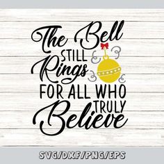 the bell still rings for all who truly believe svd