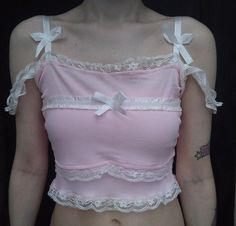 Coquette Doll, Kawaii Skirt, Upcycle Diy, Kawaii Clothing, Kawaii Fashion Outfits, Dress Up Dolls, Babydoll Top, Kawaii Clothes