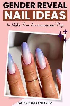 Nail Ideas Aesthetic! here you will find unique and fun gender reveal nail ideas. baby shower nail ideas gender reveal | simple gender reveal nail ideas | gender reveal party nail ideas | gender reveal nail design ideas | easy gender reveal nail ideas | cute gender reveal nail ideas | simple nail ideas for gender reveal | gender reveal nail ideas boy or girl #GenderReveal #Nails