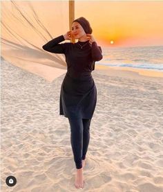 Modest Swimwear For Women, Hidden Knot, Classy Swimwear, Swim Turban, Islamic Swimwear, Burkini Swimsuit, Modern Swimsuit, Swimming Outfits, Mens Fashion Dressy