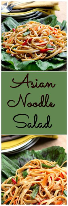 Asian Noodle Salad...The noodles in this delicious Asian Noodle Salad make it hardy, so much so it could be eaten as a meatless meal, add grilled meat and make it a satisfying dinner. Asian Food Recipes, Asian Noodle Salad, Meatless Meal, Asian Noodle, Asian Noodles, Noodle Salad, Trending Recipes, Meatless Meals, Asian Dishes