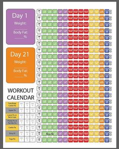 I created this log sheet for anyone who wants all they need for the 21 day fix on just one page! Its a simple checklist and all you do is check #weightlossmotivation Food Calendar, 21 Day Fix Extreme, Metabolic Diet