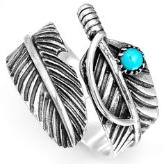 Material: Genuine Sterling Silver 92.5 Ring size: Choose your size, adjustable Ring face Length: 20mm Condition: Brand new Bohemian Style Rings, Feather Ring Silver, Magic Jewelry, Rings Turquoise, Rings Bands, Moonstone Ring Sterling Silver, Feather Ring, Feather Jewelry, Tigers Eye