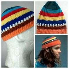 "HANDMADE UNIVERSAL MENSWEAR STYLE ! Jaco Pastorius STYLE ! Hat Jaco Pastorius Inspired Colorful Beanie Inspired by a beanie worn by bassist Jaco Pastorius back when all the cool musicians wore hats. \"Every amateur fusion knows this hat.\" The cap is based on the cap of musician Jaco Pastorius, a famous jazz musician. MEN'S, unisex short beanie, cap, crochet hat from 100% COTTON yarn freestyle. - Gift for jazzman - Gift for musician - For artists, painters - Hunting - Camping - Fishing The cool Colorful Beanie, Crochet Mens Hat, Jaco Pastorius, Short Beanie, Gift For Musician, Mens Hat, Wearing A Hat, Jaco, Skull Cap