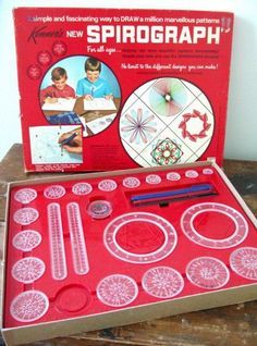 the new spirograph kit is in its box and ready to be used as a project